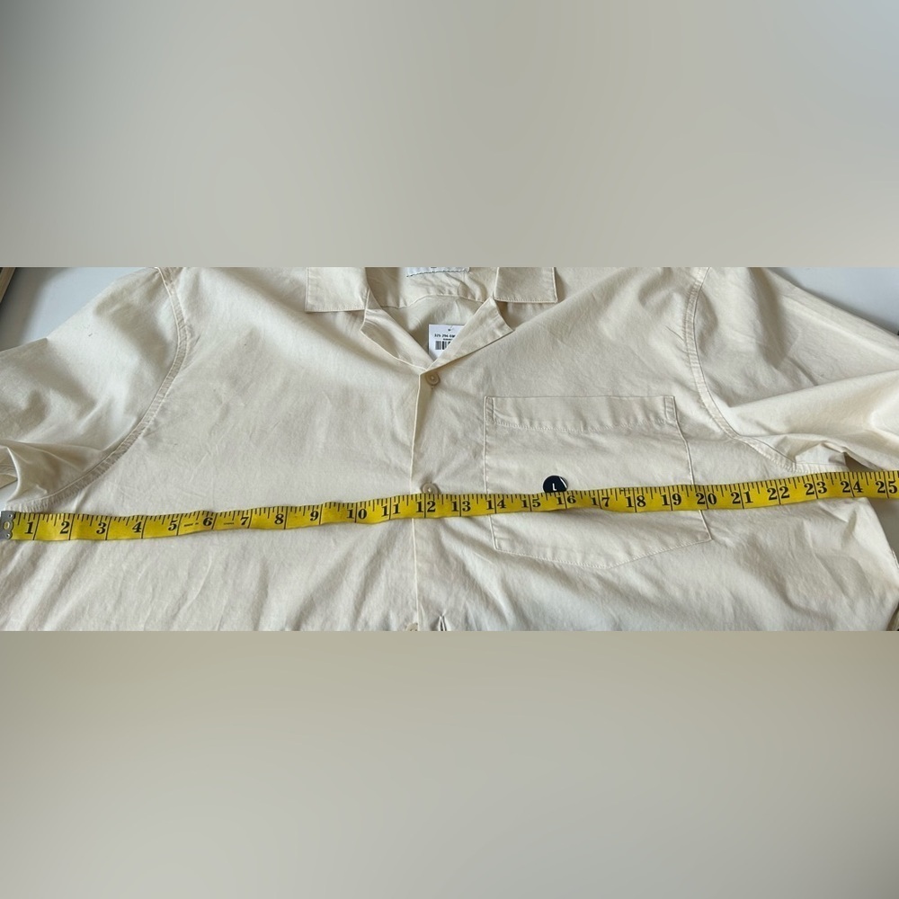NWT HOLLISTER CO. BOXY CROPPED SHIRT SUMMER SAND. Sz. L - Picture 4 of 10